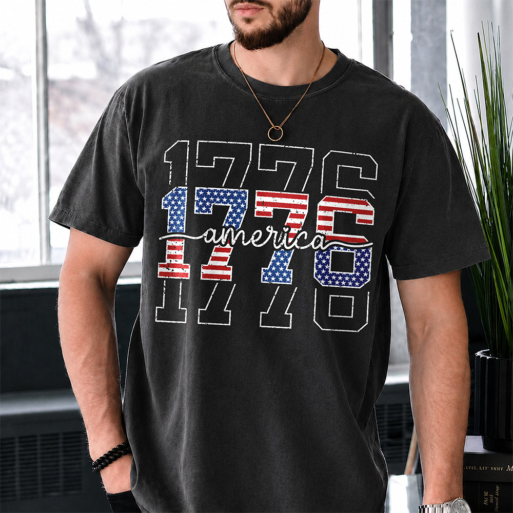 America 1776 Flag Anniversary Comfort Shirt TH10 170183