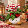 Christmas Plant Pot Crochet, Snowman Poinsettia Mini Xmas Holiday Decor Gift LM32 670261