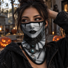 Dark Gothic Neck Gaiter Mask, Horror Skull Graphic Face Cover for Adults LM32 670397
