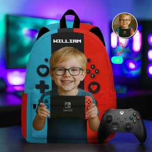 Personalized Gamer Backpack for Boys Girls, Back to School Backpack for Kids HO82 894664