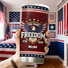 Custom Name America 250 Years of Freedom 1776–2026 Anniversary Fat Tumbler CH07 910552