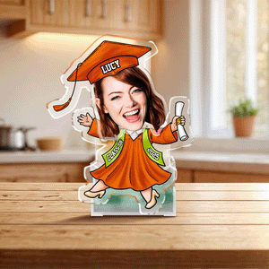 Custom Funny Face Class of 2025 Graduation Decoration Shaking Head HO82 893814