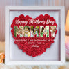 Custom Photo Everything I Am Is Because Of You Flower Shadow Box Mother's Day Gift HA75 892042