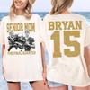 Custom Senior Dad Mom Football Comfort Shirt, Personalized Photo Tee with Name & Number Back, The Final Quarter, Class of 2027 Gift HO82 903214