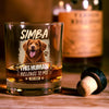 Custom Dog Cat Photo This Human Belong To Us Whiskey Glass HO82 902710