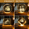 Custom Couple Photo Engraved Crystal Photo With Light HA75 898204
