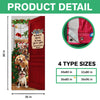 Custom Cute 3D Dog No Need To Knock We Know You're Here Door Cover LM32 897123