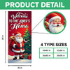 Custom Santa Background Welcome To My Home Decoration Door Cover LM32 895655
