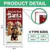 Custom Cute 3D Dog Ring the Bell, Santa Paw Are Here Door Cover LM32 895957