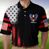 Custom Name American Flag 250th Anniversary 1776–2026 Eagle Patriotic Polo Shirt HO82 902028