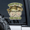 Women Want Me Fish Fear Me Cool Car Window Decal Sticker For Fisherman LM32 899225