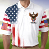 Custom Name American Flag 250th Anniversary 1776–2026 Eagle Patriotic Polo Shirt HO82 902028