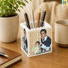Personalized Photo Best Dad Ever Building Block Pen Holder - Gift For Family, Father's Day LM32 669071