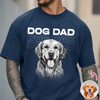 Custom Name & Photo Vintage Style Dog Cat Dad Mom Comfort Shirt LM32 669419