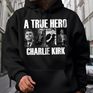 A True Hero Charlie Kirk Rest In Peace Dark Shirt HO82 65768