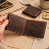 Personalized The Best Dad Ever Leather Wallet Engraving Father's Day Gift For Dad, Grandpa, Husband LM32 668899