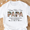 Custom Photo Congrats On Being My Dad, You Lucky Bastard Bright Shirt CH07 895834