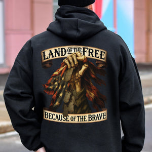 Land Of The Free Back Shirt For Dad N369 896061