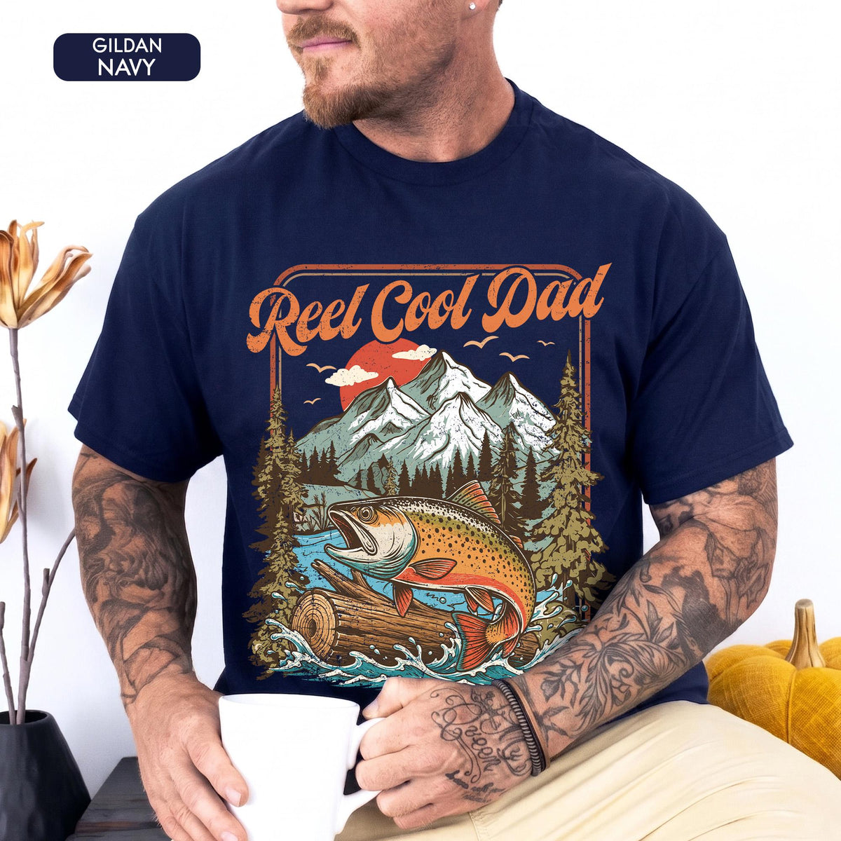 Reel Cool Dad Comfort Shirt, Father's Day gift, Dad And Kid Fishing Matching Shirt LM32 669243