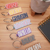 Custom Name Keychain Diaper Bag Tag, Label Bag Charm Kids Keychain LM32 669539