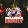 Custom Photo Sweet Family, Grandkids, Besties Acrylic Ornament Christmas Gift HA75 897922