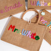 Personalized Crochet Name Teacher Tote Bag, Teacher Appreciation Gift LM32 669277