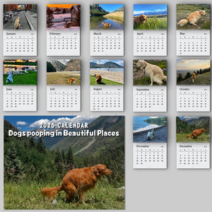 2026 Dogs Pooping In Beautiful Places Calendar TH10 896705