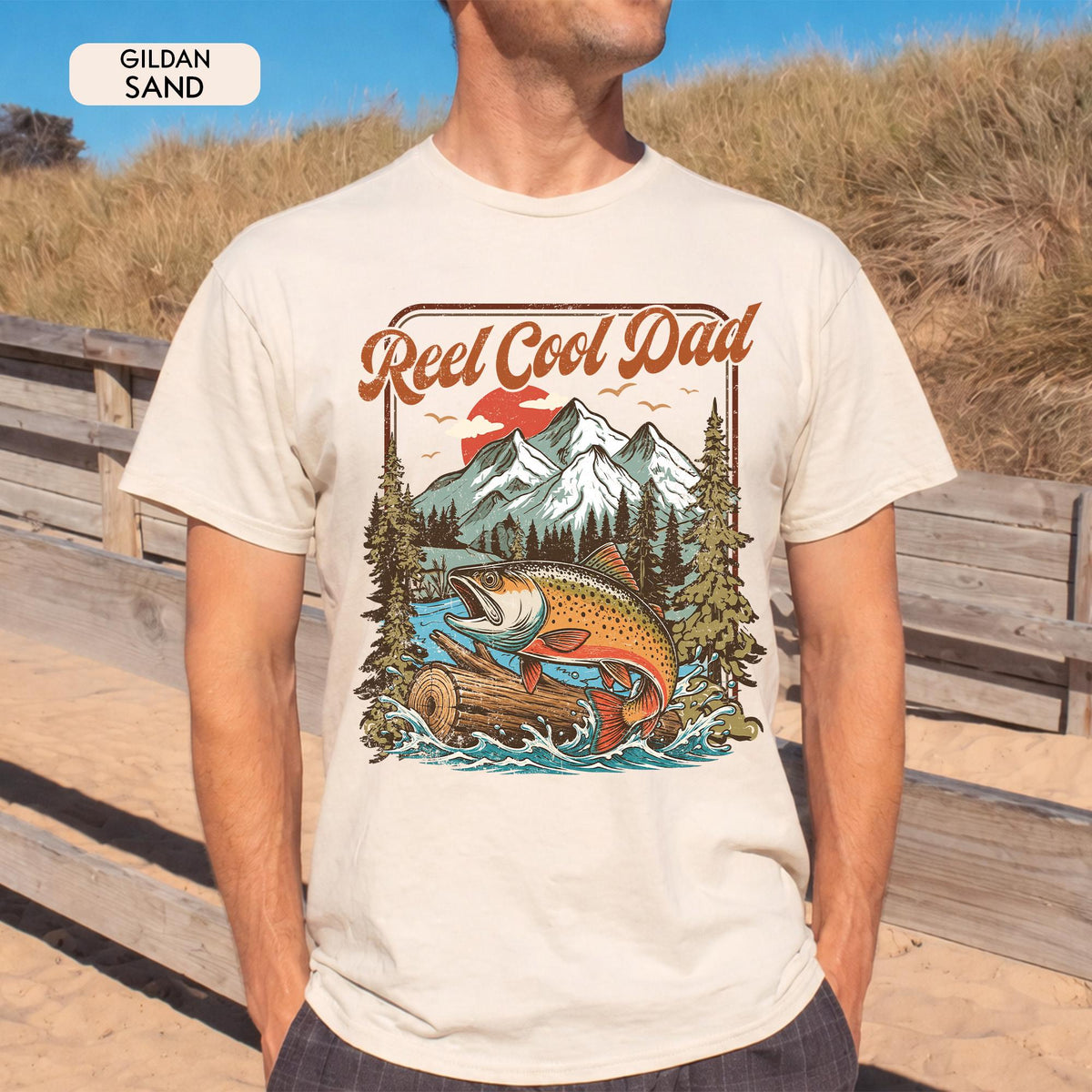 Reel Cool Dad Comfort Shirt, Father's Day gift, Dad And Kid Fishing Matching Shirt LM32 669243