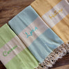 Personalized Name Turkish Beach Towel, Pool Towel- Holiday Gift, Party Gifts, Mother's Day, Bachelorette Favor Towel Gift LM32 899897
