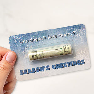 Personalized Gift Merry Christmas BRUH Money Holder Card LM32 897325