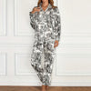 Custom Dog Breeds Chinoiserie Toile De Jouy Style Personalized Satin Pajamas HA75 892542