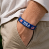 American Flag USA Laser Engraved Silicone Bracelet LM32 899735