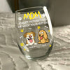 Forget Mother's Day Mom Dad Personalized Wine Glass Mother's Day Gifts HA75 892158