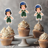 Custom Photo Basketball Team Decoration Cupcake Toppers HA75 892292