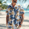 Custom Photo Funny Face Cat Tropical Floral Hawaii Shirt HA75 892262