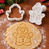 Personalized Name Snowman Family Cookie Stamp, Holiday Baker Gift HO82 904132