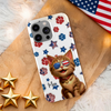 Custom 3D Cat US Flag Personalized Phone Case HA75 920322