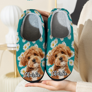 Custom Cute Dog Photo Slipper Gift For Dog Lovers CH07 896340
