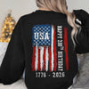Happy 250th Birthday America Flag Back Side Dark Shirt LM32 895285