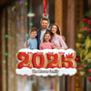 Custom Family Photo 2025 Cookie Christmas Acrylic Ornament CH07 899486