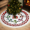 Custom Crochet Snowman Our Christmas Our Story Family Tree Skirt HO82 900068