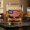 250 Years America Anniversary 250th Independence Day Whiskey Glass HA75 897356