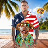 Custom Funny Dog Cat Photo Tropical Summer Hawaii Shirt LM32 669509
