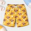 Custom Photo Face Dog With Bone Beach Short For Kid Summer Gift TH10 894101