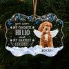 Custom Photo Pet Memorial Angel Acrylic Ornament Christmas Keepsake Gift CH07 180366