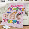 Custom Photo Favorite Peep For Easter Day Blanket TH10 892519