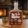 Custom Dog Photo The DogFather Whiskey Bottle For Dog Dad CH07 895970