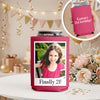 Personalized Vintage Photo Can Cooler Birthday Gift for Him Her LM32 669455