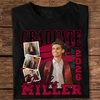 Custom Photo Graduation Class of 2026 Dark Shirt Graduate Gift HO82 901668