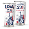 USA 250th Anniversary Patriotic Statue of Liberty Fat Tumbler HA75 921660
